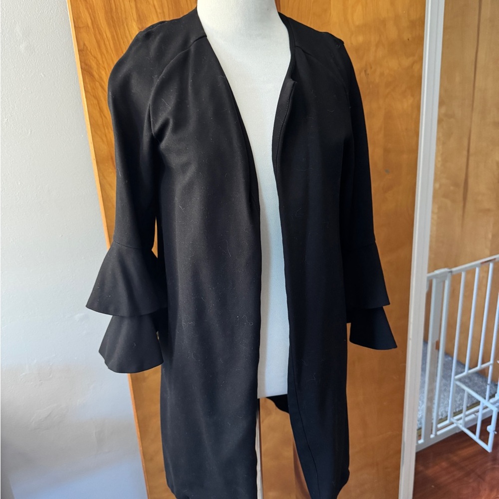 Kenzie Bell Sleeve Black Women's Jacket
